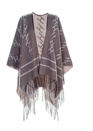 HEST - London Sjal - Brown With Beige - Onesize